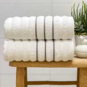 Toalha De Rosto Wave 50x70 Branco