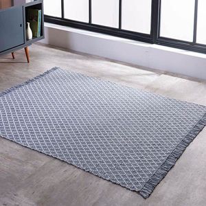 Tapete Kilim Adalli 60cm X 90cm Cinza