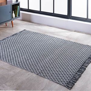Tapete Kilim Adalli 1,00m X 1,50m Preto