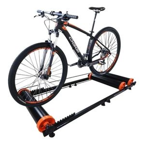 Rolo De Treinamento Para Bicicleta Dobrável Al-216 - Altmayer Cor Preto-laranja