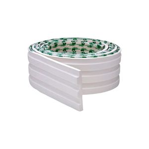 Painel Ripado De Eva Autocolante Rpdoc 10cm Branco 2,5 Metros Rpdoc 01