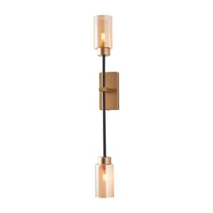 Arandela Nordecor Tosh G9 Bivolt Dourado-preto