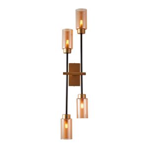 Arandela Nordecor Tosh Duo G9 Bivolt Dourado-preto