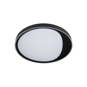 Plafon Nordecor Benn 2344 45cm Led Bivolt Preto Preto 2344
