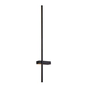 Arandela Nordecor Luvi 80cm 18w Led Bivolt Preto 3000k Luz Amarela 2935