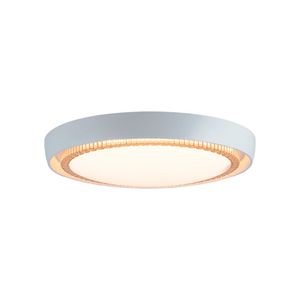 Plafon Led Blumenau àurea De Sobrepor 24w Bivolt Branco - Dourado