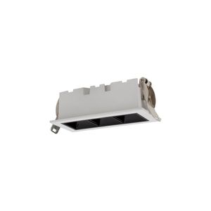 Spot De Embutir Blumenau íris Led 6w Bivolt Branco - Preto 3000k Luz Amarela