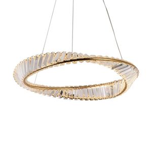 Lustre Pendente Nordecor Lezie 2715 Ouro Brilho Led Bivolt