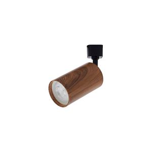Spot Direcionável Para Trilho Eletrificado Nordecor Holzi Par20 E27 Bivolt Imbuia - Preto 6606