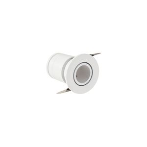 Spot De Embutir Nordecor Lun Redondo Led Alto Irc 90 3w Bivolt Branco 2700k Luz Amarela 6502
