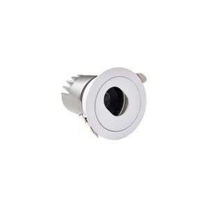 Spot De Embutir Nordecor Mayn Redondo Led Alto Irc 97 7w Bivolt Branco 2700k Luz Amarela 6508