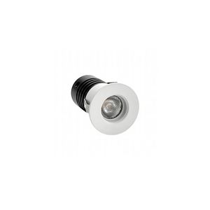 Spot De Embutir Nordecor Auko Mini Redondo Led Alto Irc 90 1w Bivolt Branco 3000k Luz Amarela 6528
