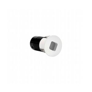 Spot De Embutir Nordecor Domy Nam Mini Redondo Led Alto Irc 90 1w Bivolt Branco 3000k Luz Amarela 6524