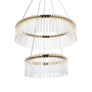 Lustre Pendente Nordecor Gouli 2891 Ouro Brilho Led Bivolt