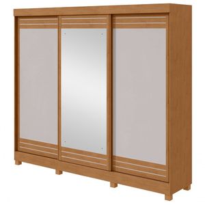 Guarda-roupas Casal Nice 3 Portas 1 Espelho 4 Gavetas Flex Com Pés - Lopas