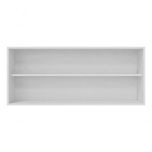 Armário Mulltiuso Aéreo Andreia 3 Portas 120cm - Ajl Móveis Branco