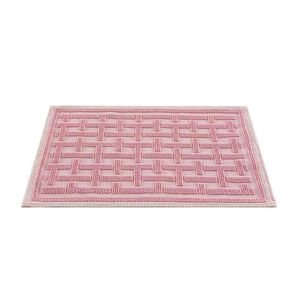 Tapete De Banheiro Natur 05 Rosa 0,50x0,80m - Edantex