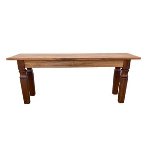 Banco Mineiro De Mesa Em Madeira De Demolição 110 X 35cm - Sudeste Rústico