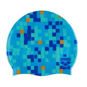 Touca De Natação Arena Print 2 Azul