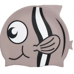 Touca De Natação Mbfit - Infantil Cinza Claro