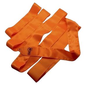 Fita De Ginástica Rítmica Dicat Sports Cetimes Lisas - 6m Laranja