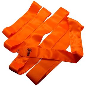 Fita De Ginástica Rítmica Dicat Sports Cetimes Lisas - 6m Laranja Neon