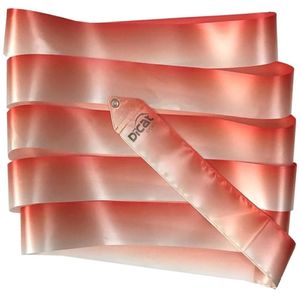 Fita De Ginástica Rítmica Cetim 4m Edição Limitada Dicat Sports Vermelho Com Branco
