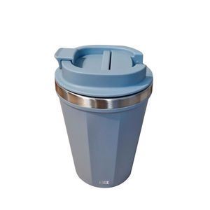 Copo Térmico Aduze Ministay Com Ventosa Azul Claro 380ml