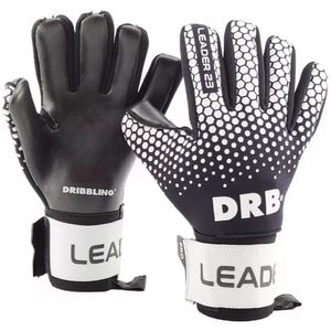 Luva De Goleiro Profissional Leader 22 Pro Sr Dribbling Branco Tamanho 10