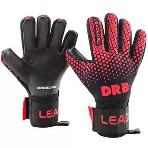 Luva De Goleiro Profissional Leader 22 Pro Sr Dribbling Vermelho Tamanho 10