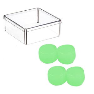 Protetor Auricular De Natação Tampão Silicone Rythmoon Verde