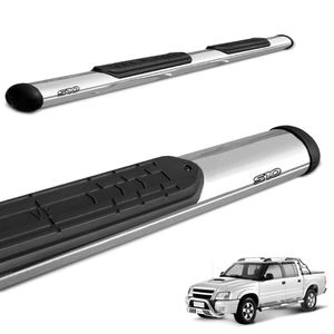 Estribo Lateral S10 1996 A 2011 Oval Cromado Vf