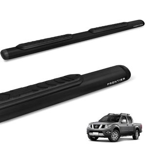 Estribo Lateral Oval Frontier 2008 A 2016 Oblongo Preto