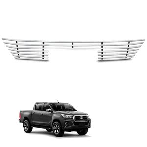 Sobre Grade Hilux 2019 Inferior Aço Inox Cromada Slim Gtnox