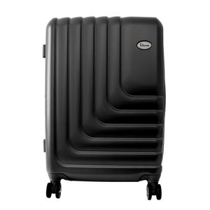 Mala de Viagem Grande Expansivel em Abs Ika Flex, Cadeado Tsa Embutido, Rodas Duplas 360 - Preta, G