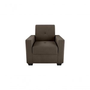 Poltrona Decorativa Lavinia Veludo Masserati Marrom Matrix Veludo Masserati Marrom