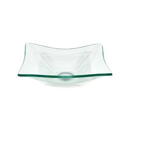 Cuba De Vidro Retangular 39cm X 32cm X 10cm Jateada