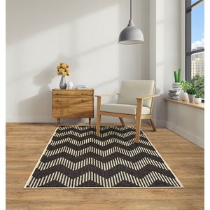 Tapete 100x150cm Dupla Face Tapetes Marrom