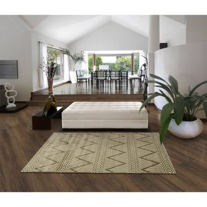 Tapete 100x150cm Foffo Design Sala De Estar Bege