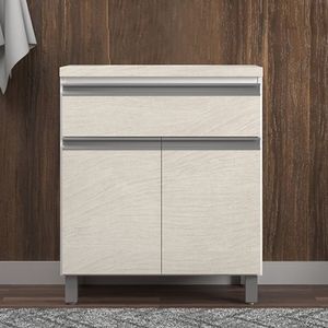 Gabinete De Banheiro 65cm Sem Cuba Ref 502 Branco Arenito