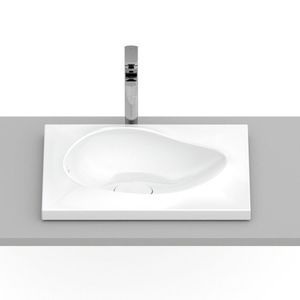 Kit 2 Cubas De Sobrepor 62x44,5cm Ruy Ohtake Roca Branco