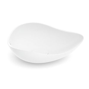 Kit 2 Cubas De Apoio Oval 54x37,5cm Ruy Ohtake Roca Branco