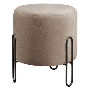 Conjunto 2 Puffs Mali Base Castellar Móbile Cappuccino