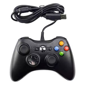 Controle Com Fio Xbox 360 e Pc Slim Fat Joystick 2 Em 1