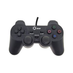 Controle Dualshock2 Com Fio Pra PS2 Preto Lotus Lt-ct007