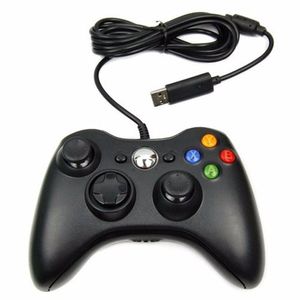 Controle Xbox 360 e Pc Com Fio Preto Slim Joystick Cabo