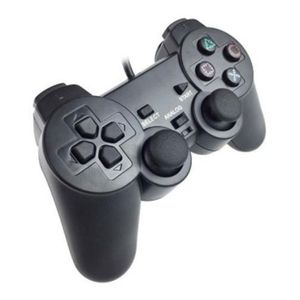 Controle Joystick Para Playstation 2 Preto Analógico Ps2