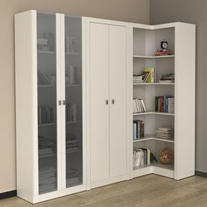 Kit 3 Armários Multiuso De Escritório Branco