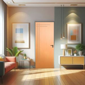 Porta De Madeira Bondoor 210x92cm Friso 06 Jb Portas Tauari