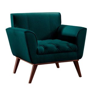Conjunto 2 Poltronas Lyz Castellar Móbile Azul